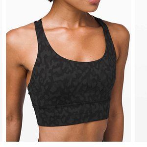 Lululemon Energy Bra - Long Line in Deep Camo Multi